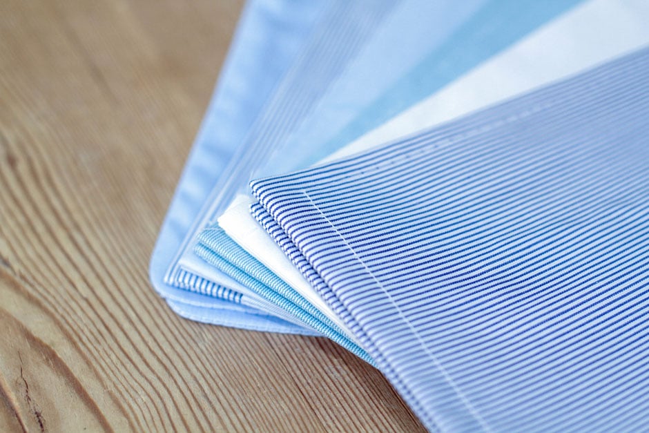 Bespoke shirts made from finest fabrics Finest shirting fabrics for custom dress shirts
